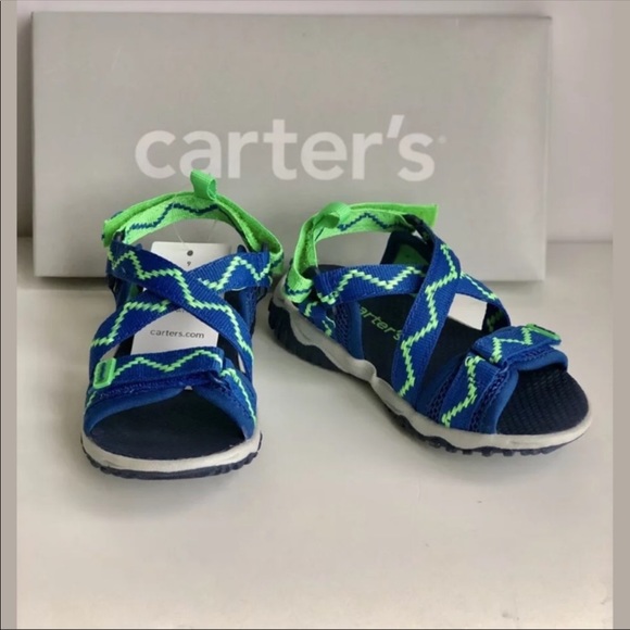 CARTER'S Splash-3B Toddler Boys Sandals Size 6 - Picture 2 of 5